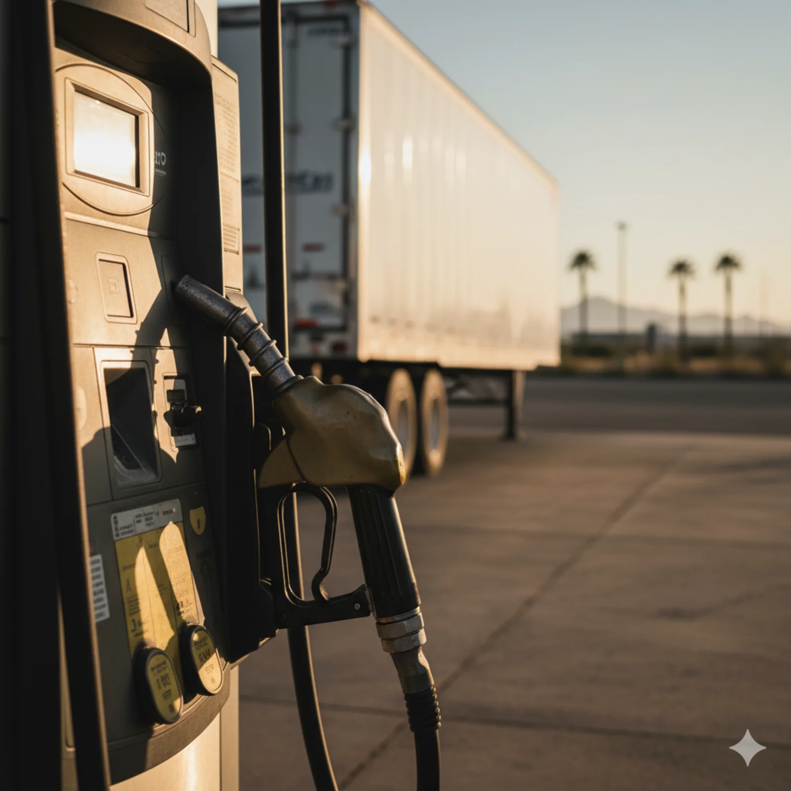 Mobile diesel mechanic providing emergency roadside assistance
